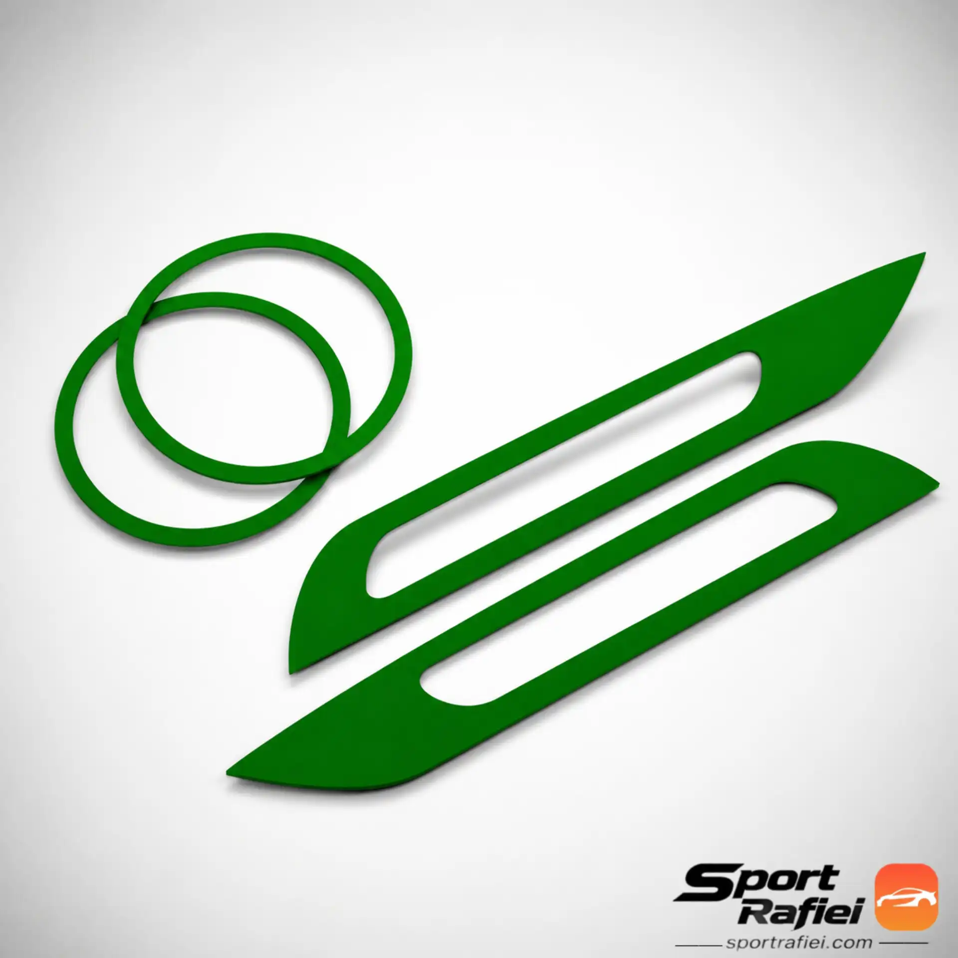 Sportrafiei-14050320633 مکمل دیلایت و حلقه مه شکن تارا سبز نصب شده روی خودرو با متریال پلکسی درجه یک