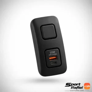 کیت پورت شارژر فابریک پژو 206 (USB & Type-C) توان 55 وات