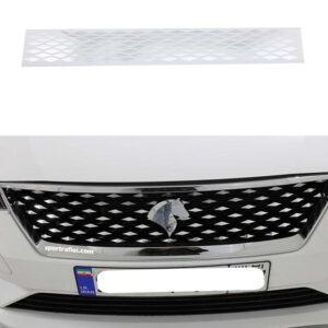 برچسب کرومی نگین توری جلو پنجره مناسب تارا V4