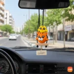 آویز ماشین طرح جوجه و ببر 2 نفری - تصویر 2