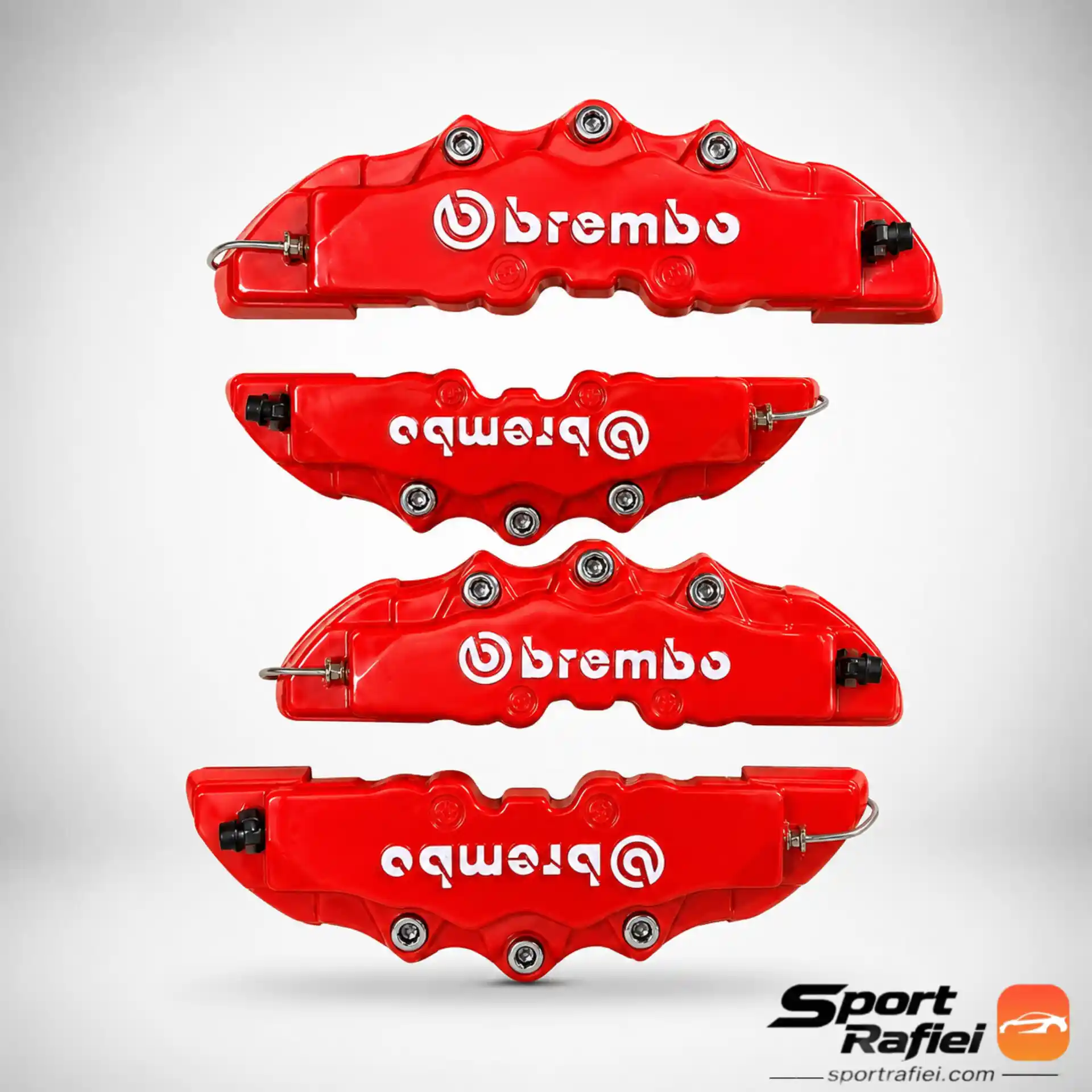 Sportrafiei-140503121401 کاور لنت برمبو Brembo سایز بزرگ جلو | جفت کاور اسپرت ترمز دیسکی برای انواع خودرو