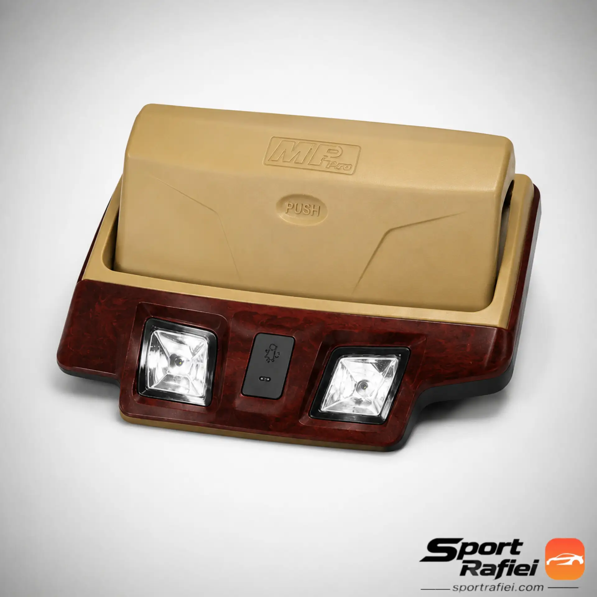 Sportrafiei-140503121830 چراغ سقف MP Sport پژو با جای عینک (مات)